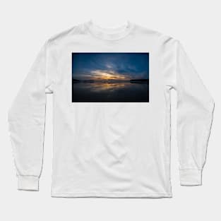 Beach Sunset Symmetry Long Sleeve T-Shirt